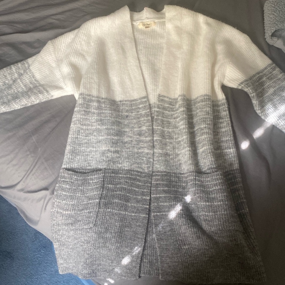 Knit Ombré Cardiganan with pockets